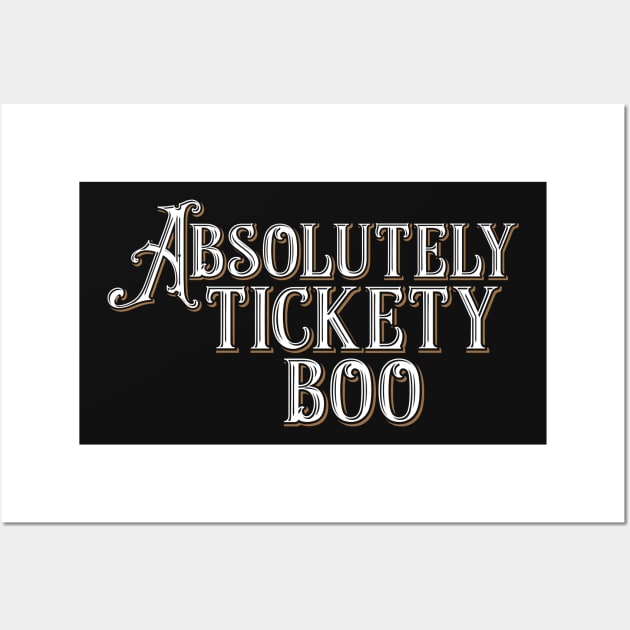 Good Omens: "Absolutely tickety boo" Wall Art by firlachiel